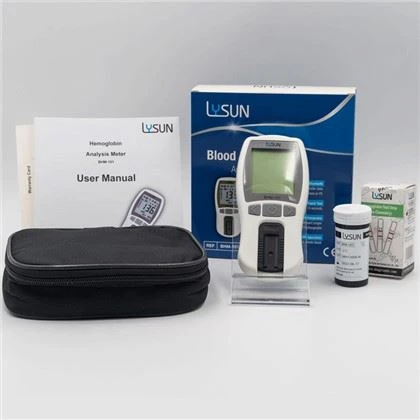 Yooj Yim Kov Ntshav Hemoglobin Meter Saib Xyuas System