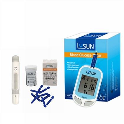 High Accuracy Glucose Meter Nrog Pheej Yig Strips