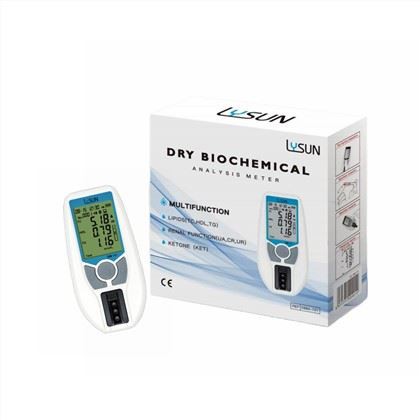 Ntev Warranty Qhuav Biochemical Analysis Meter Ntshav Lipid Raum Kev Ua Haujlwm Analyzer