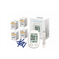 Lysun Medical Glucometer Monitor Digital Blood Glucose Meter Diabetes Glucose Test (CE, ISO Pom Zoo) Rau Cov Neeg Mob Ntshav Qab Zib