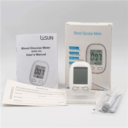 Lysun Portable Glucose Test Meter Qab Zib Saib