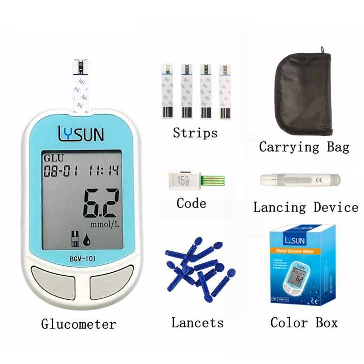 Hot Selling Diabetes Test Meter Glucose Monitor high quality