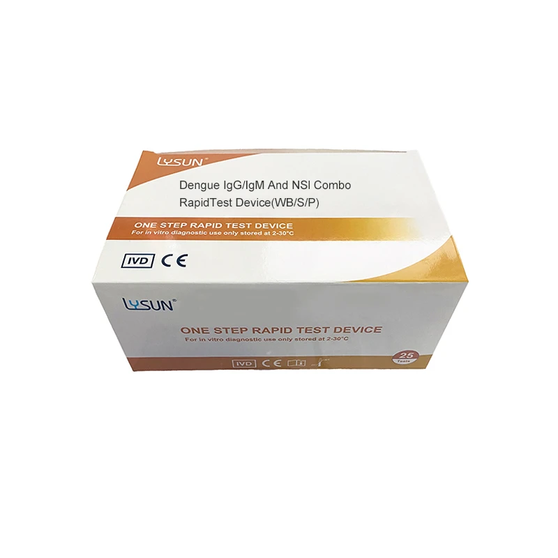 Dengue IgG/IgM Thiab NS1 Combo Rapid Test Self-Test