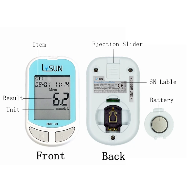 Lysun Medical Equipment Quick Test Sugar Test Kit
