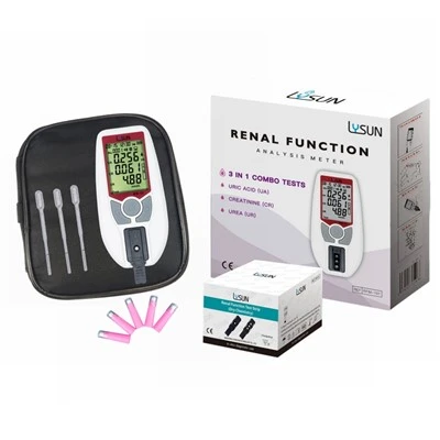Kub Renal Function Analysis Meter raum Creatinine Uric Acid Urea Test Meter